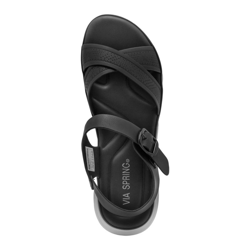 Sandalias-Negras-Planta-Media-Via-Spring-Mujer-Talla-39-4