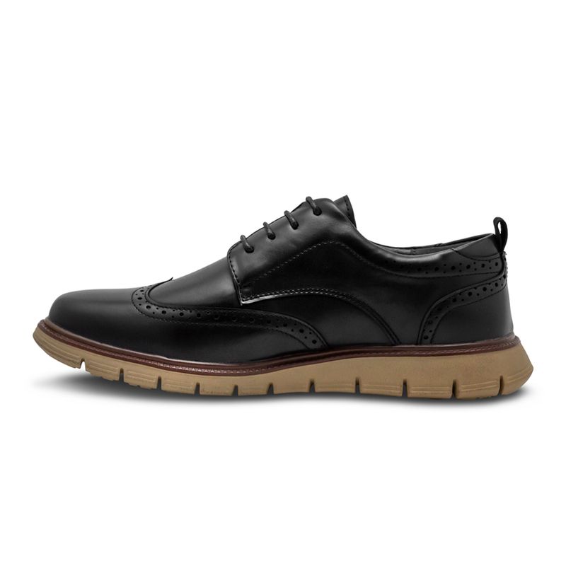 Zapatos-Casuales-Negros-Con-Cordones-Hombre-Breaker-Talla-40-1