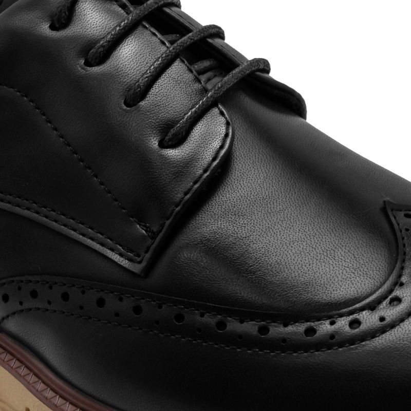 Zapatos-Casuales-Negros-Con-Cordones-Hombre-Breaker-Talla-40-4