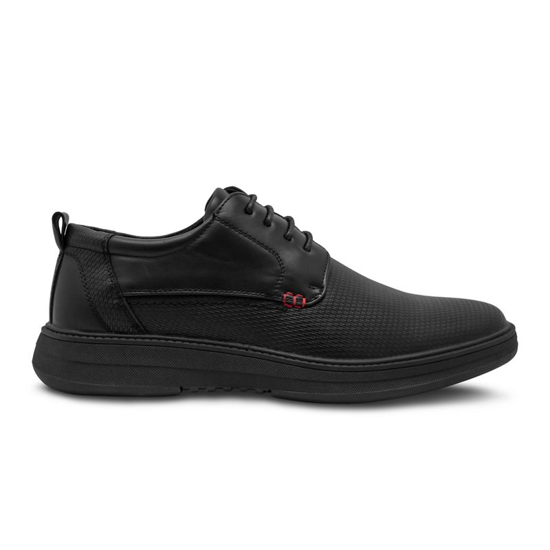 Zapatos-Casuales-Negros-Para-Hombre-Con-Cordones-Breaker-Talla-40-0