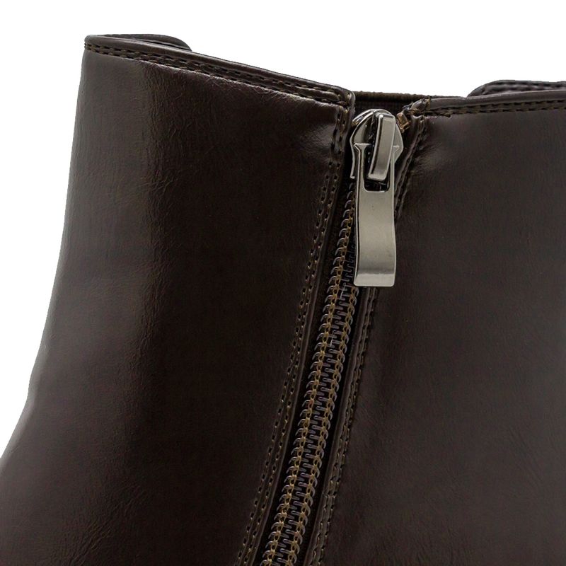 Botines-Marrón-Con-Cremallera-Para-Mujer-Via-Spring-Talla-36-4