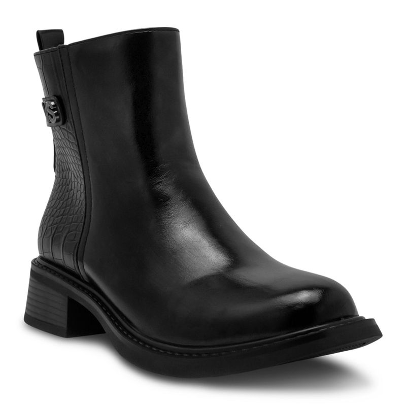 Botines-Negros-Tacón-Bajo-Mujer-Via-Spring--Talla-37-2