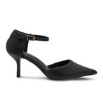 Tacón-Negro-Formal-Con-Hebilla-Mujer-Via-Spring--Talla-36-0