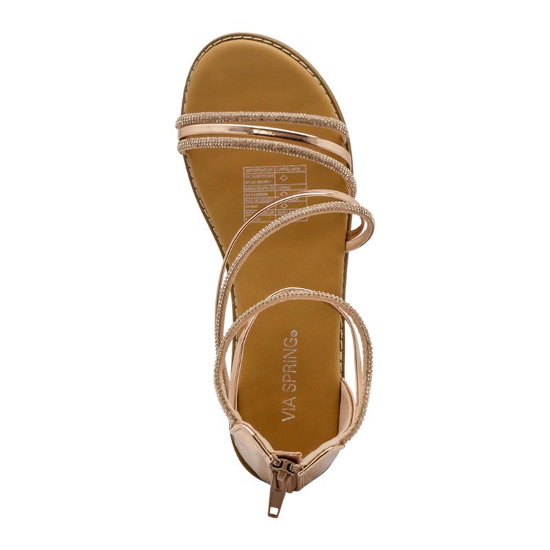 Sandalias-Doradas-Con-Cremallera-Mujer-Via-Spring-Talla-40-4