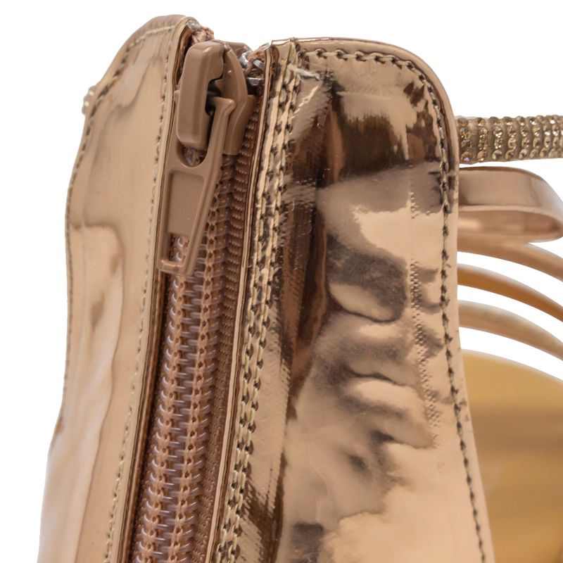 Sandalias-Doradas-Con-Cremallera-Mujer-Via-Spring-Talla-40-5