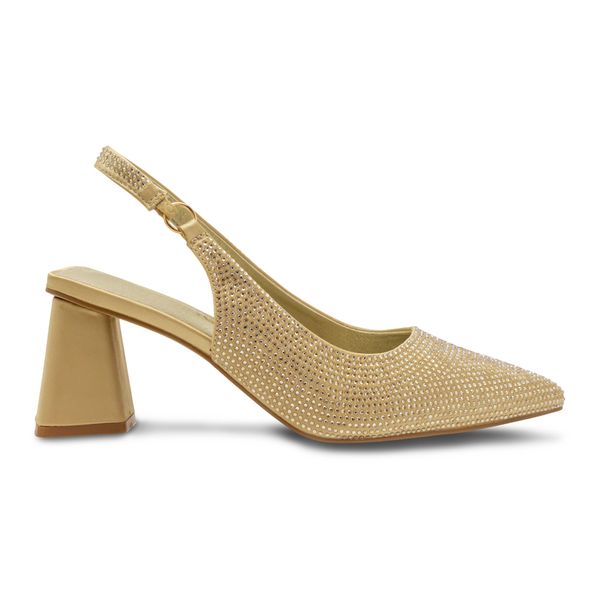 Tacones Destalonados con Detalles Tipo Diamante Mujer Via Spring