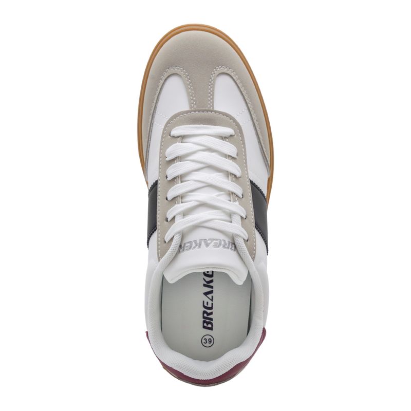 Tenis-Blancos-Para-Hombre-Planta-Baja-Breaker-Talla-41-4