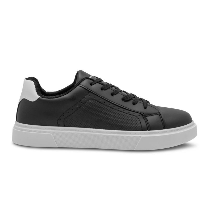 Tenis-Casuales-Negro-Con-Blanco-Para-Hombre-Breaker-Talla-40-0