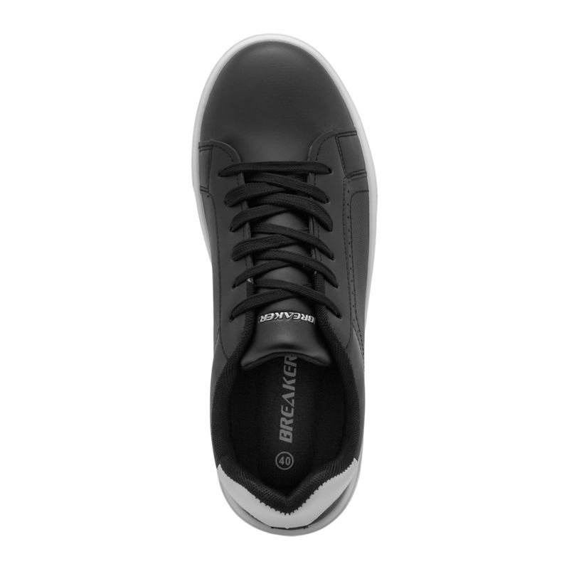 Tenis-Casuales-Negro-Con-Blanco-Para-Hombre-Breaker-Talla-40-4