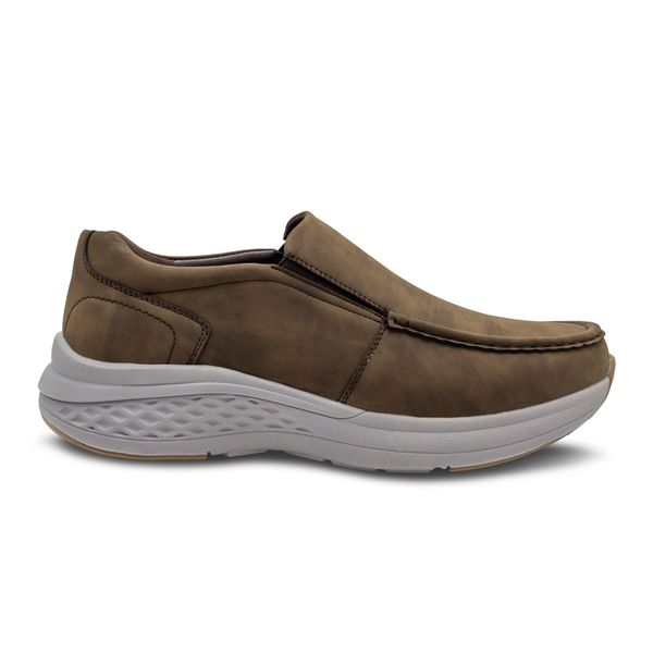 Mocasines Café con Suela Deportiva para Hombre Breaker