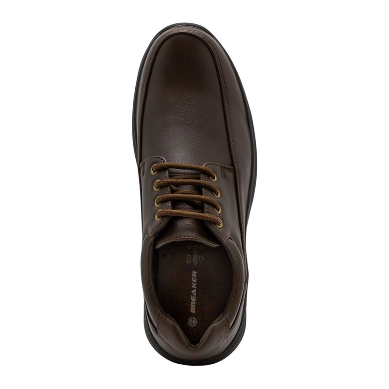 Zapatos-Clásicos-Café-Con-Cordones-Para-Hombre-Breaker-Talla-40-4