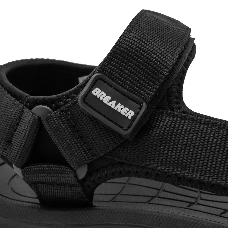Sandalias-Negras-Planta-Baja-Para-Hombre-Breaker-Talla-40-5