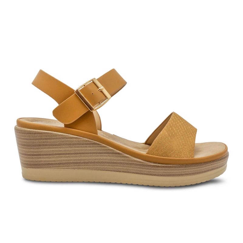 Sandalias-Con-Trabilla-Via-Spring--Mujer-Beige-Planta-Media-Basico-Talla-39-0