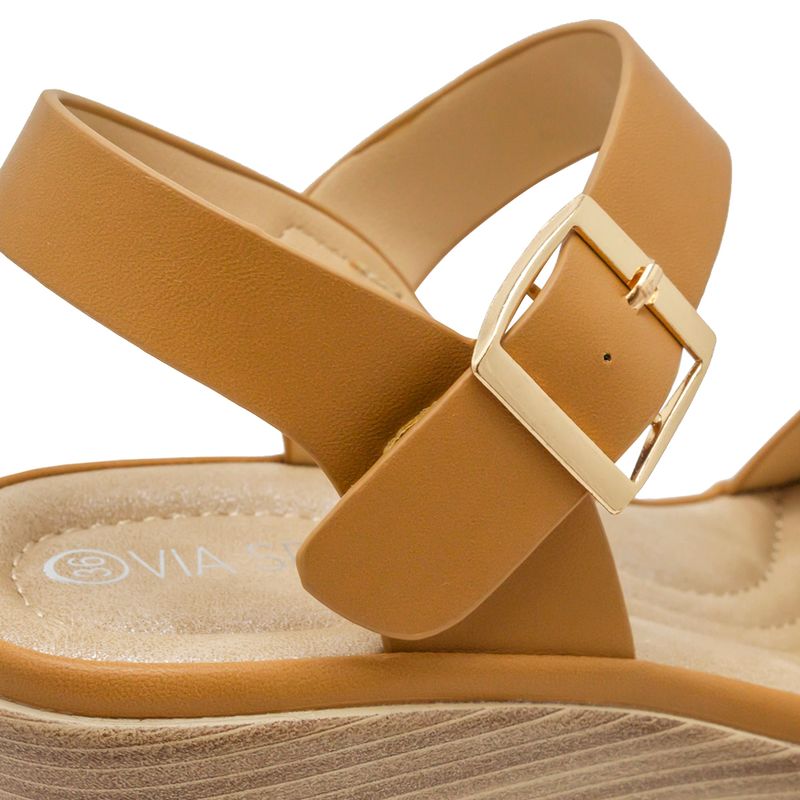 Sandalias-Con-Trabilla-Via-Spring--Mujer-Beige-Planta-Media-Basico-Talla-39-5