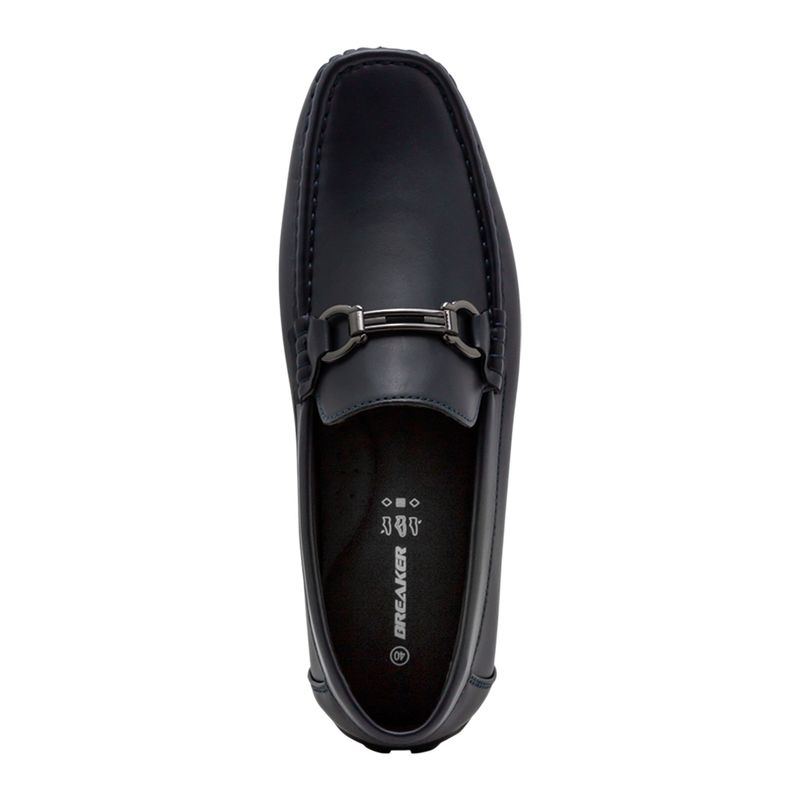 Mocasin-Breaker-Hombre-Azul-Planta-Baja-Hebilla-Talla-41-4