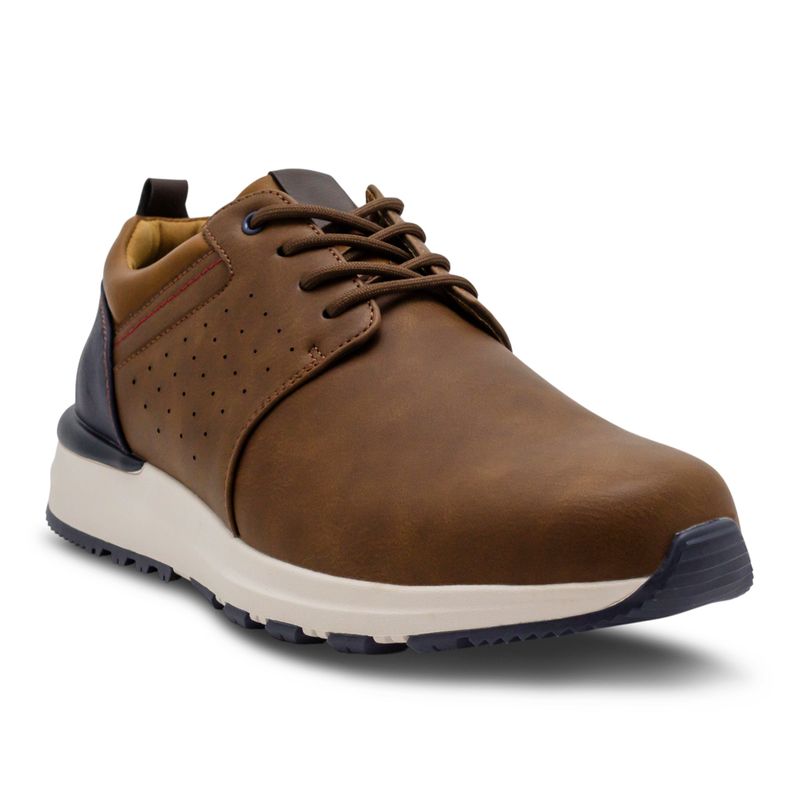 Tenis-Casuales-Moda-Breaker--Hombre-Marron-Planta-Baja-Cordon-Talla-41-2