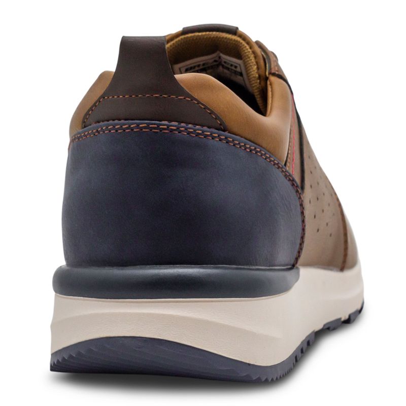 Tenis-Casuales-Moda-Breaker--Hombre-Marron-Planta-Baja-Cordon-Talla-41-3
