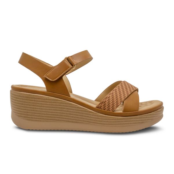 Sandalias Via Spring Mujer Marron
