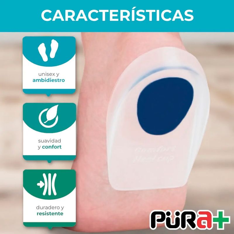 Talonera-De-Gel-Mujer-Pura+-Blanca-Ortopédica-Talla-44-3