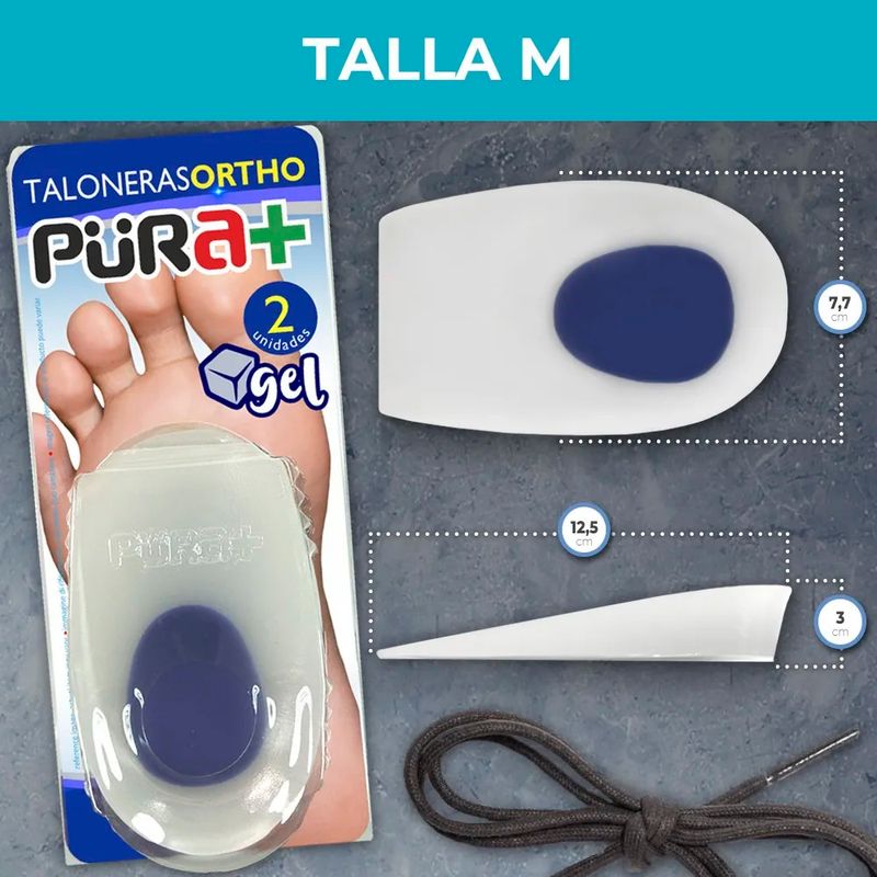 Talonera-De-Gel-Mujer-Pura+-Blanca-Ortopédica-Talla-44-4