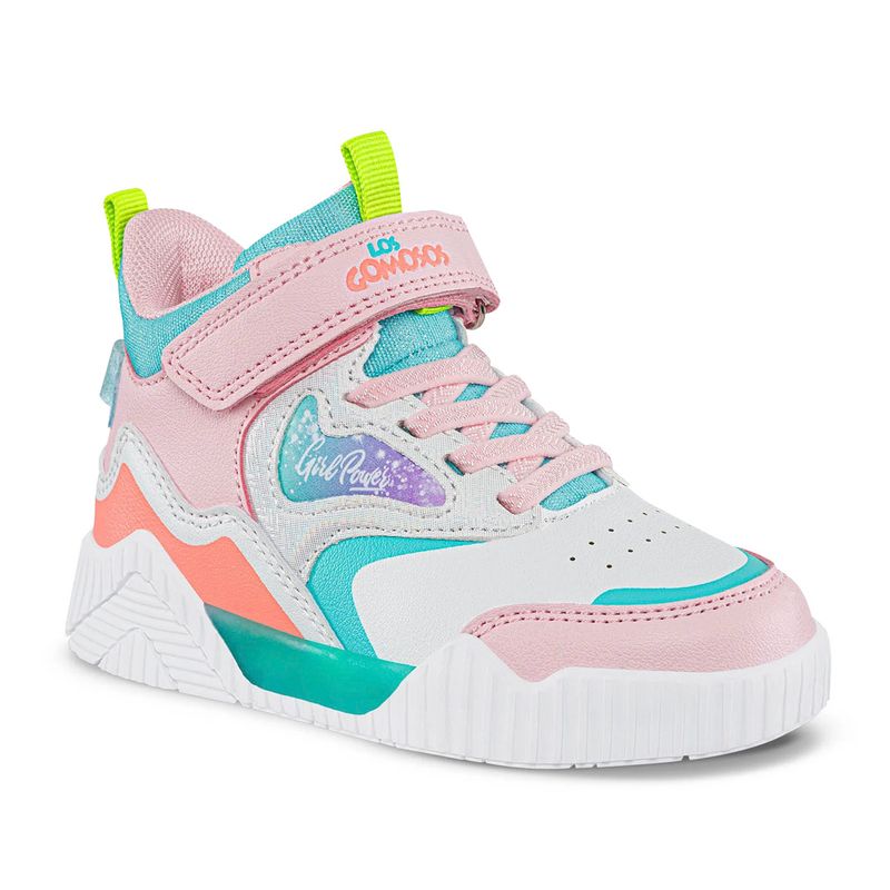 Botas-Infantiles-Los-Gomosos-Blancas-Con-Velcro-Talla-24-1