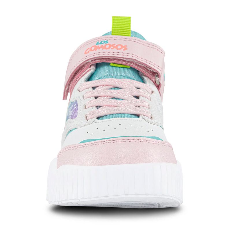 Botas-Infantiles-Los-Gomosos-Blancas-Con-Velcro-Talla-24-2