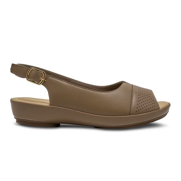 Sandalias Via Spring Mujer Color Cafe T26016