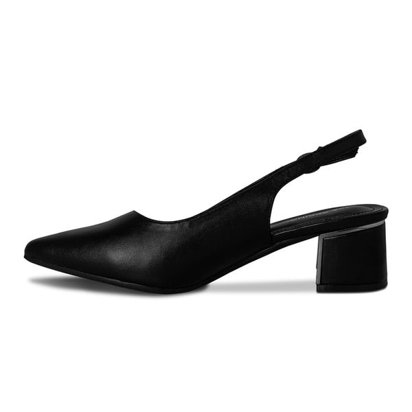 Tacon Para Mujer Negro Marca Via Spring