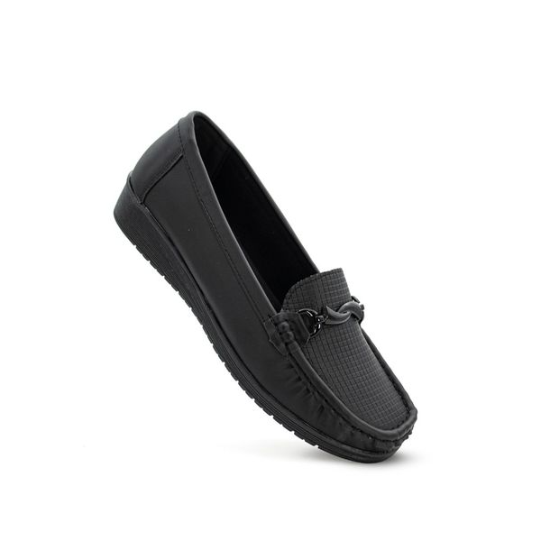 Mocasines Mujer Negro Via 643993