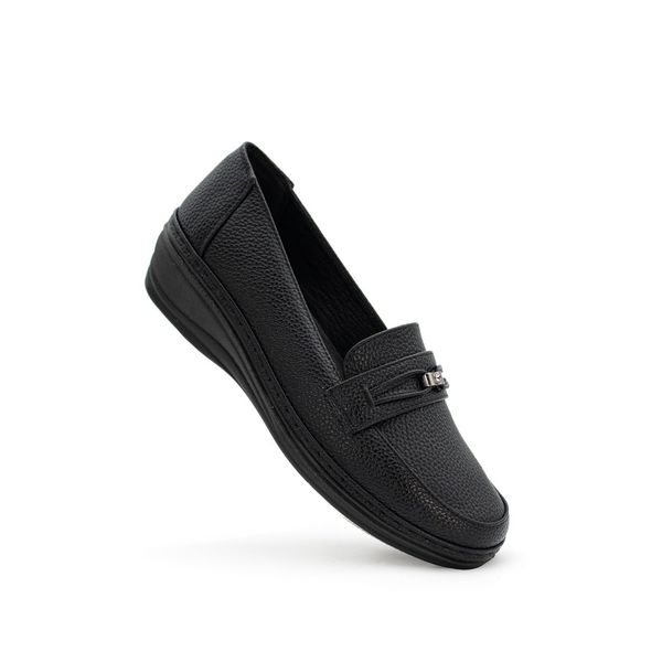 Mocasines Mujer Negro Via 643996