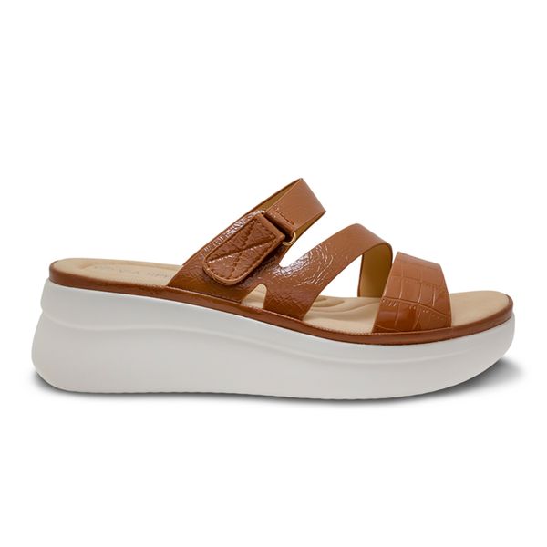Sandalias Via Spring Confort Mujer Cafe 278925