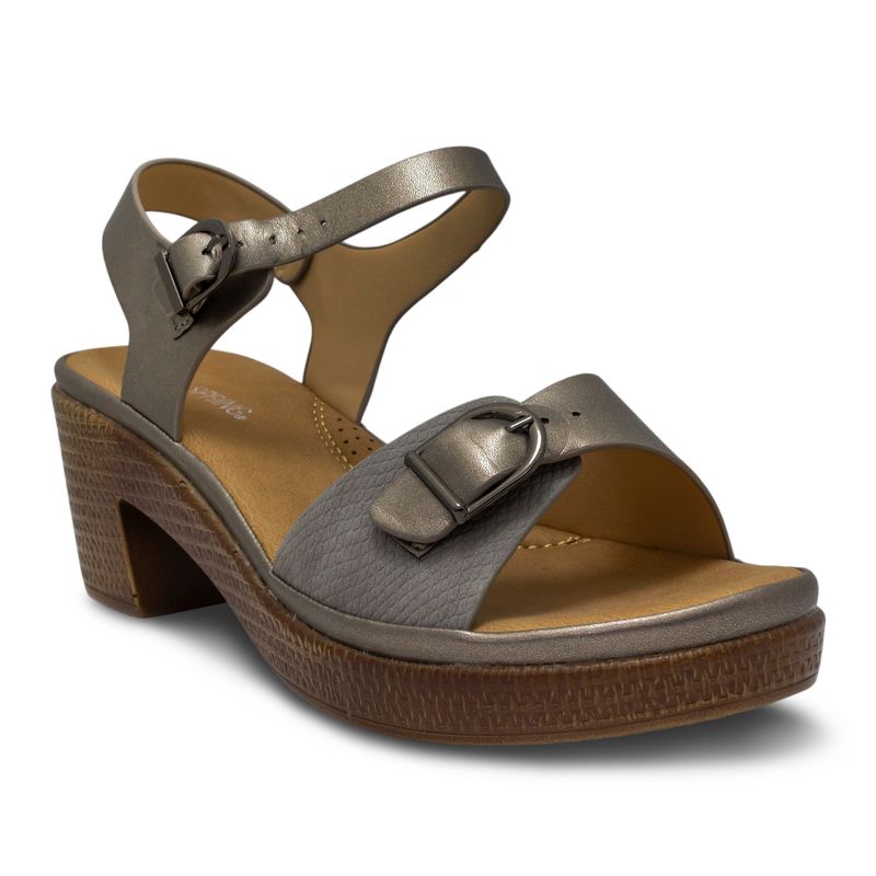 Sandalias-Via-Spring-Casual-Mujer-Plateado-278937-Talla-40-2