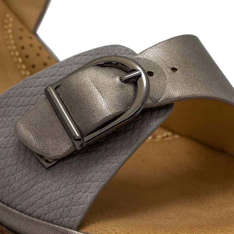 Sandalias-Via-Spring-Casual-Mujer-Plateado-278937-Talla-40-5