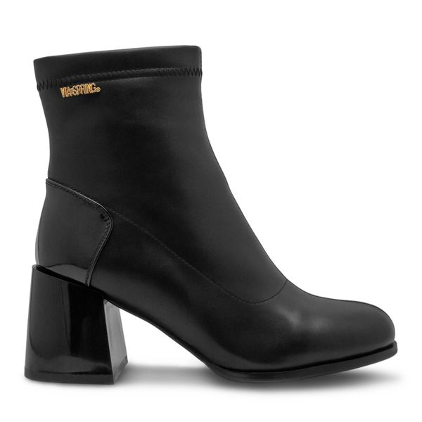 Botines Formal Via Spring Mujer Negro 280134