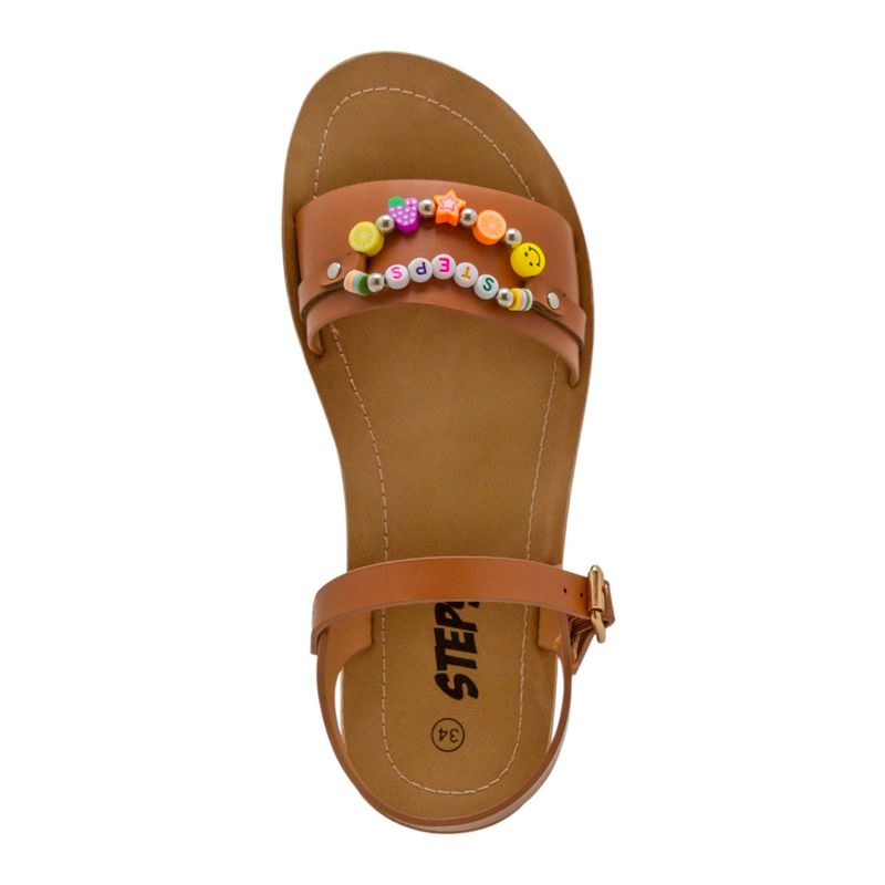 Sandalias-Steps-Para-Niña-Casual-Cafe-280396-Talla-30-2