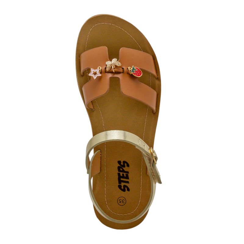 Sandalias-Steps-Para-Niña-Casual-Cafe-280397-Talla-31-2