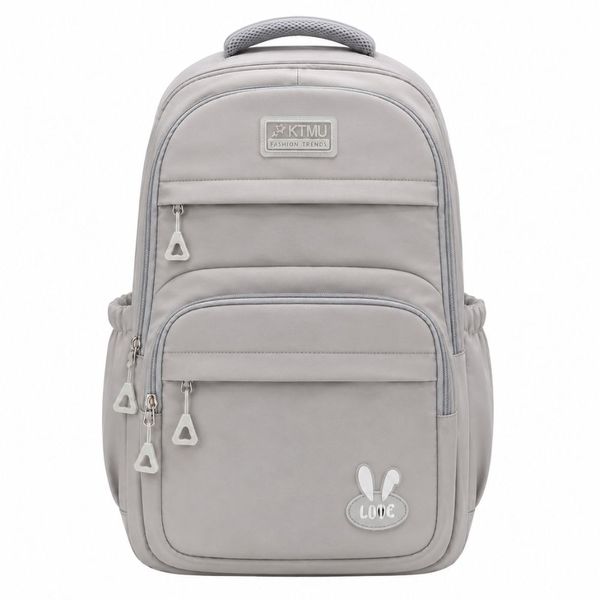 Morral Mochila Juvenil Rosa Kawaii Gris 280724