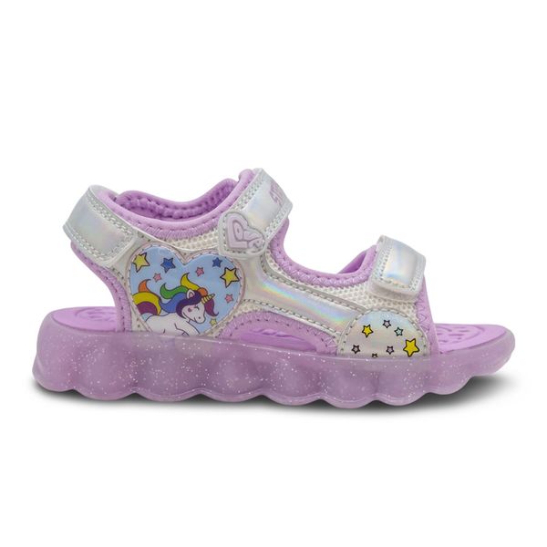 Chanclas Para Niña Steps Casual Plateado 280434