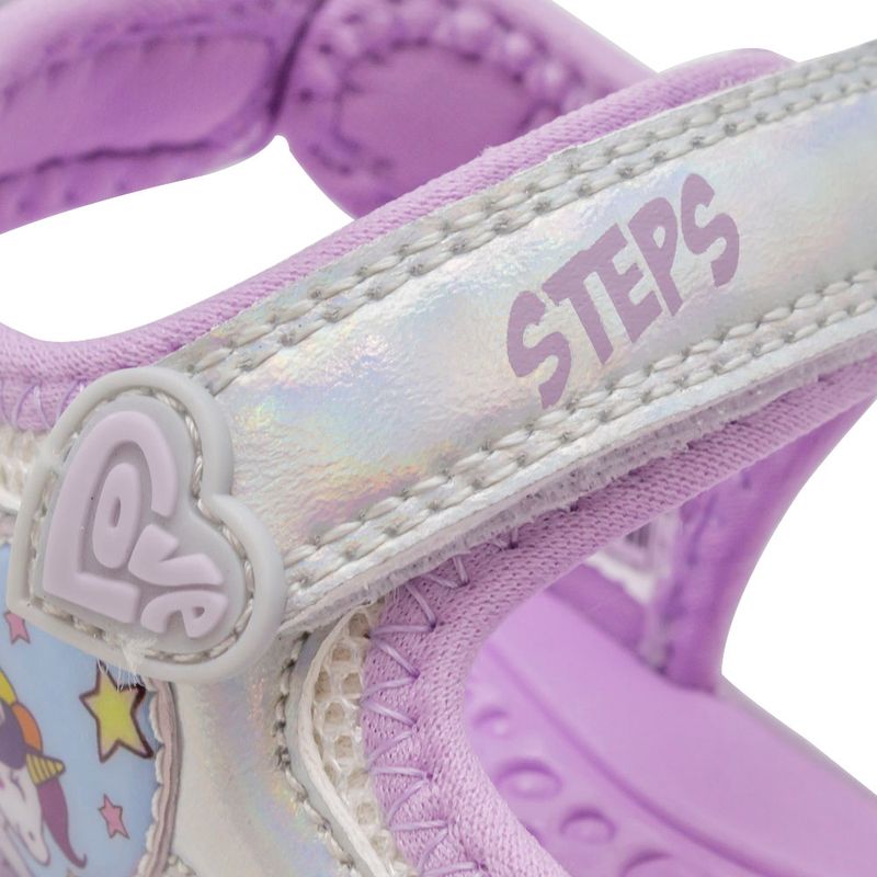 Chanclas-Para-Niña-Steps-Casual-Plateado-280434-Talla-24-5