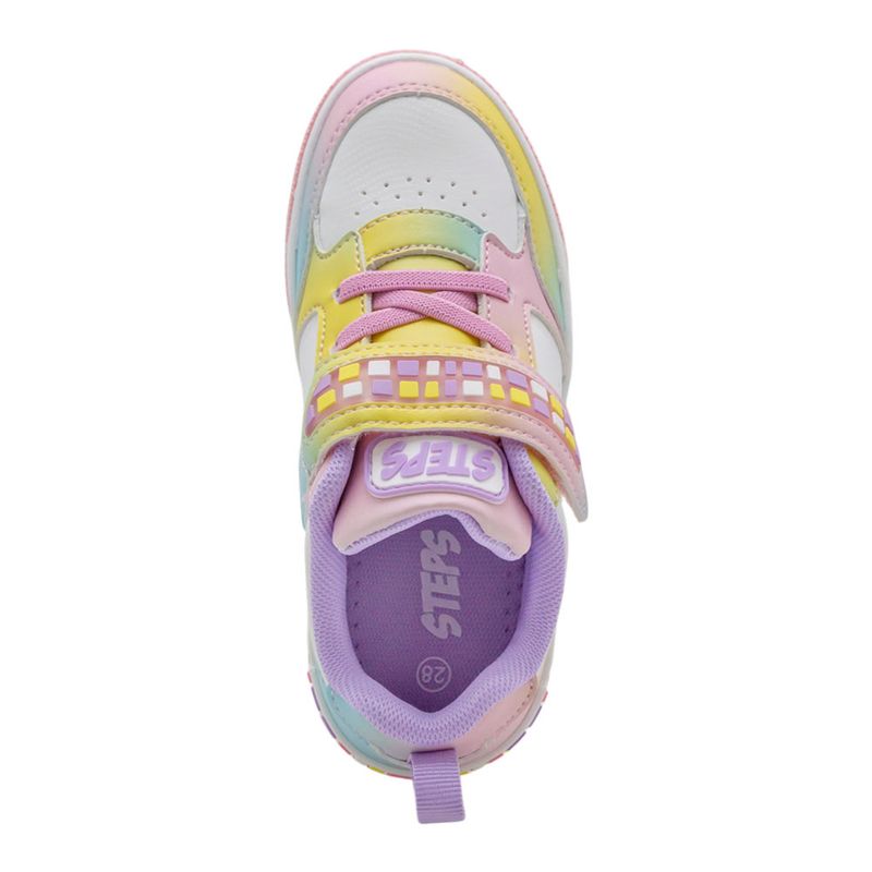 Tenis-Para-Niña-Steps-Casual-Multicolor-280450-Talla-24-4