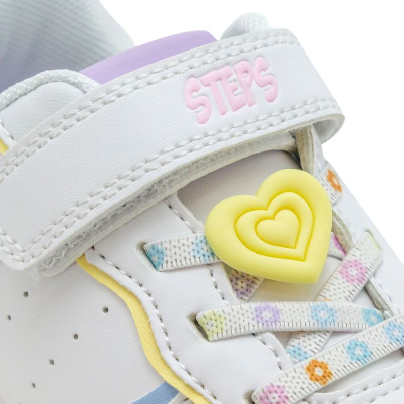 Tenis-Para-Niña-Steps-Casual-Blanco-280452-Talla-24-5