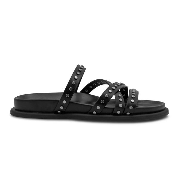 Sandalias Casual Via Spring Para Mujer Negro 280226