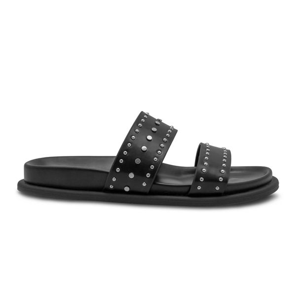 Sandalias Casual Via Spring Para Mujer Negro 280661