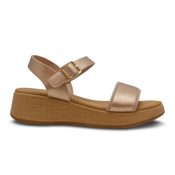 Sandalias Casual Via Spring Para Mujer Rosa 280753