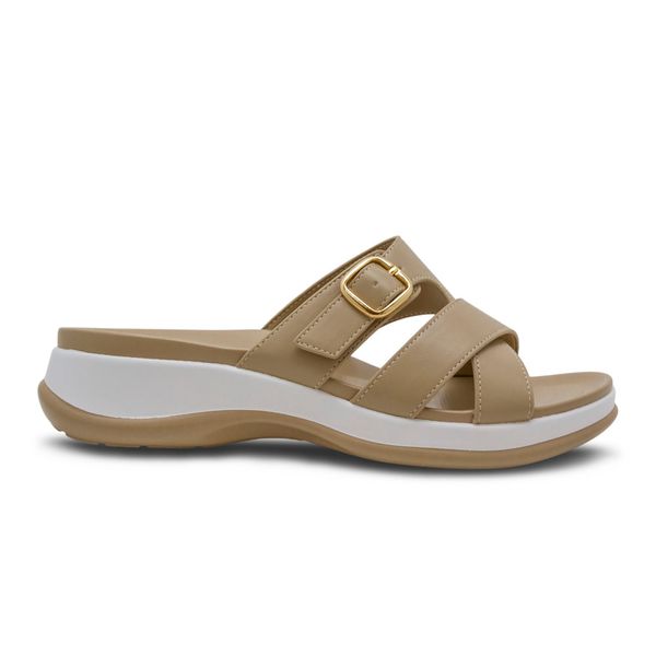 Sandalias Casual Via Spring Para Mujer Nude 280759