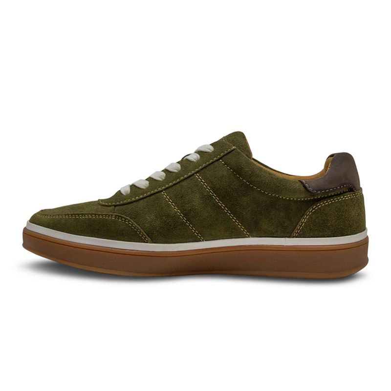 Tenis-Breaker-Hombre-Casual-100%-Cuero-Verde-280180-Talla-40-1