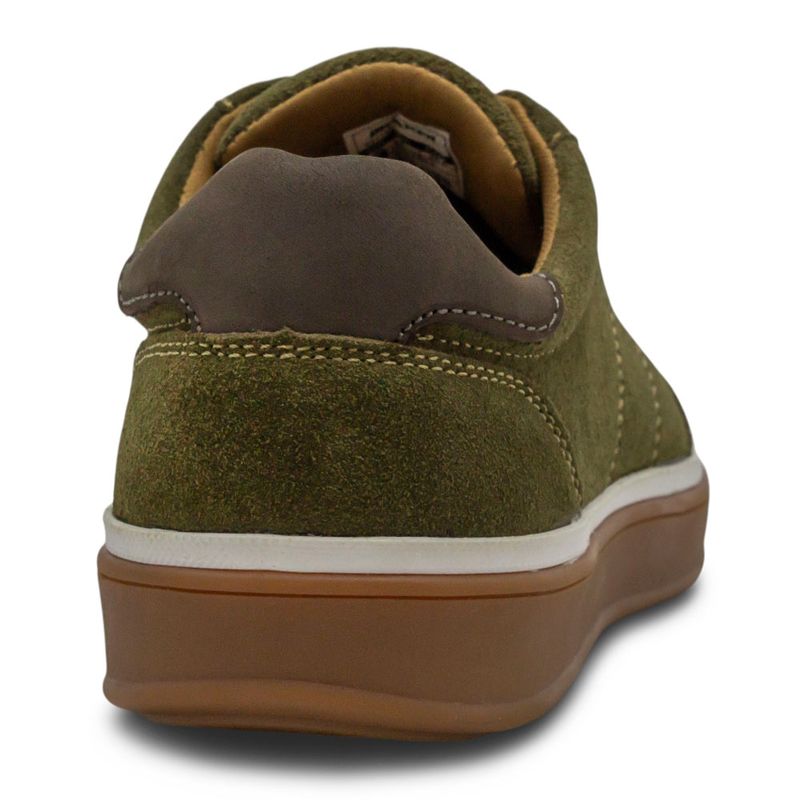 Tenis-Breaker-Hombre-Casual-100%-Cuero-Verde-280180-Talla-40-3