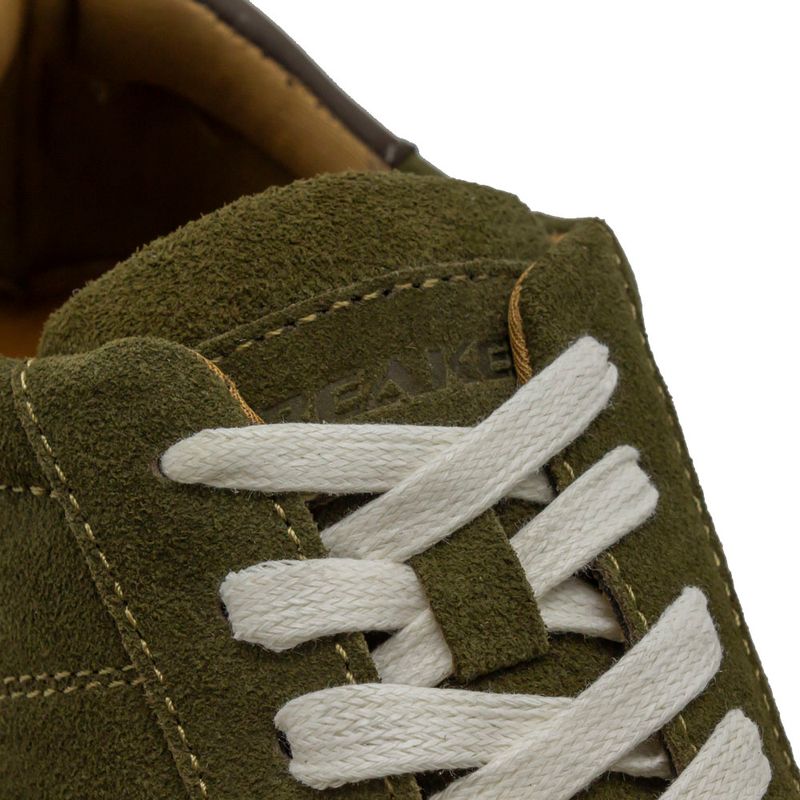 Tenis-Breaker-Hombre-Casual-100%-Cuero-Verde-280180-Talla-40-5