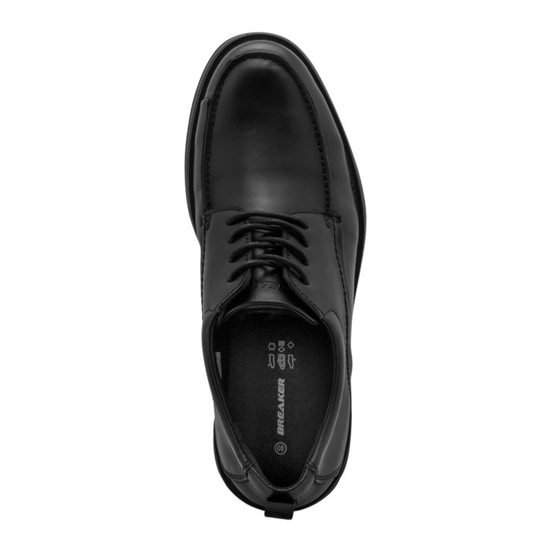 Zapatos-Breaker-Hombre-Casual-100%-Cuero-Negro-280487-Talla-40-4