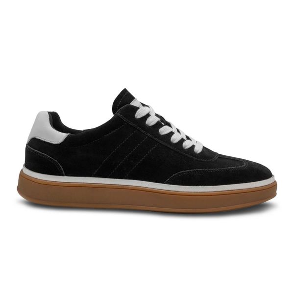 Tenis Breaker Hombre Casual 100% Cuero Negro 280498
